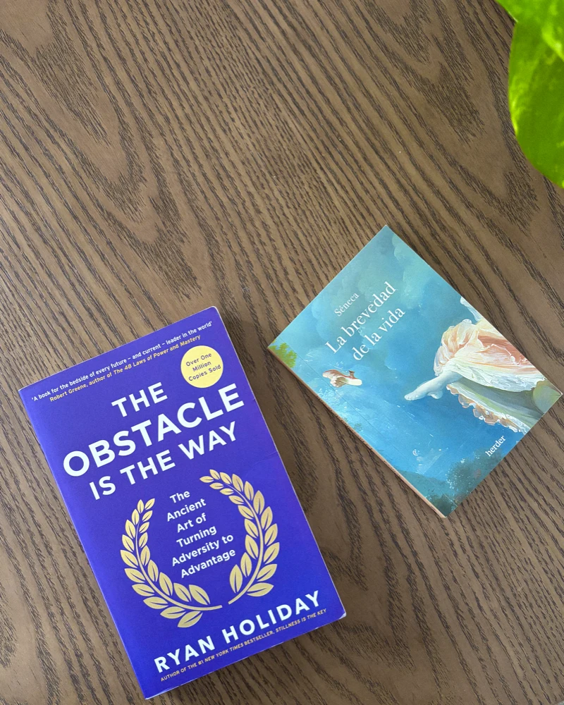 Books on the desk